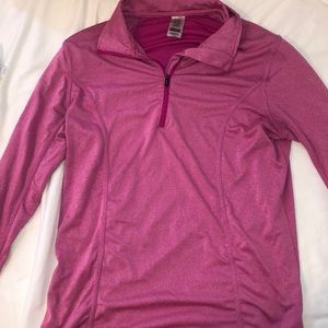 1/4 zip workout top